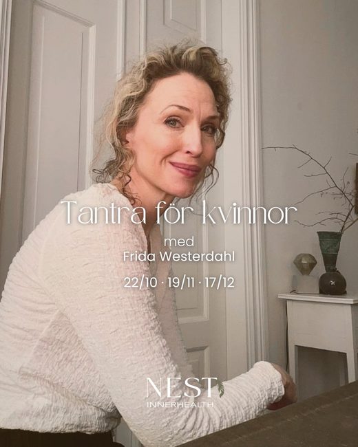 Promo-bild för werkstaden Tantra för kvinnor med Frida Westerdahl – tre tillfällen, 1 500 kr